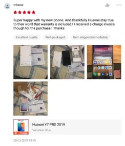 Huawei Y7 Pro user review